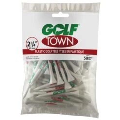 Golf Town Logo 2 3/4 Inch Plastic Tees (50 Count)