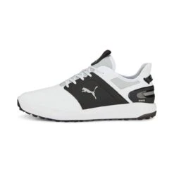 Puma Men's Ignite Elevate Spikeless Golf Shoe - White/Black