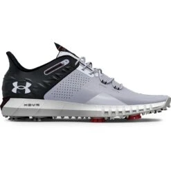 Under Armour Men's HOVR Drive 2 Spiked Golf Shoe - Grey/Black
