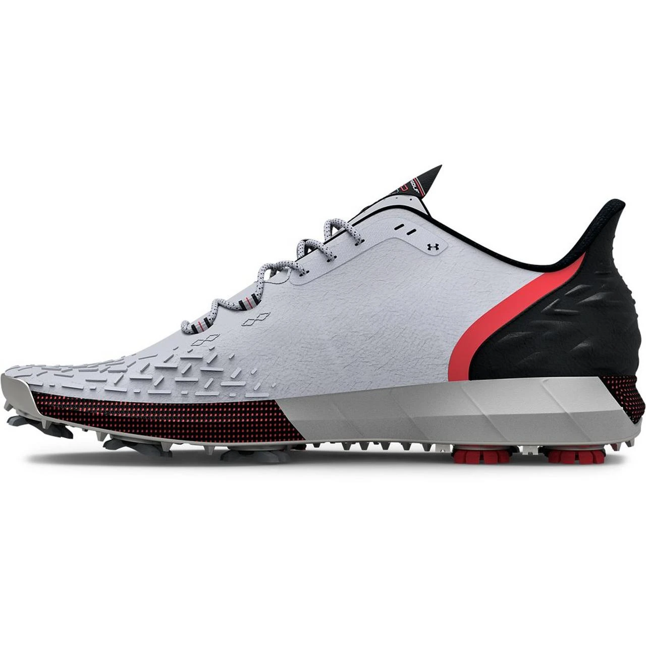 Under Armour Men's HOVR Drive 2 Spiked Golf Shoe - Grey/Black 4 Under Armour Men's HOVR Drive 2 Spiked Golf Shoe - Grey/Black - Image 4