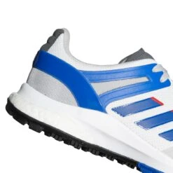 ADIDAS Men's EQT Spikeless Golf Shoe - White/Blue -Best Golf Blue 10