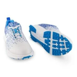FootJoy Women's Leisure Spikeless Shoe - White/Blue -Best Golf Blue 19