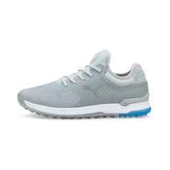 Puma Men's PROADAPT Alphacat Spikeless Golf Shoe- Grey/Blue
