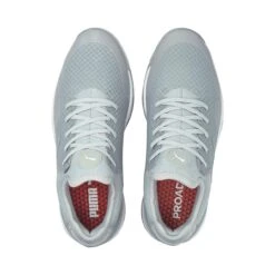Puma Men's PROADAPT Alphacat Spikeless Golf Shoe- Grey/Blue -Best Golf Blue 23
