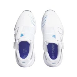 ADIDAS Women's ZG23 BOA Spiked Golf Shoe - White/Blue -Best Golf Blue 28