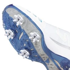 ADIDAS Women's ZG23 BOA Spiked Golf Shoe - White/Blue -Best Golf Blue 32