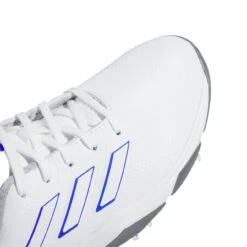 ADIDAS Junior ZG23 Spiked Golf Shoe - White/Blue 10 ADIDAS Junior ZG23 Spiked Golf Shoe - White/Blue -Best Golf Blue 48