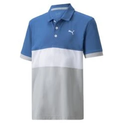 Puma Boys' Cloudspun Highway Short Sleeve Polo
