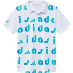 ADIDAS Boys' Graphic Short Sleeve Polo