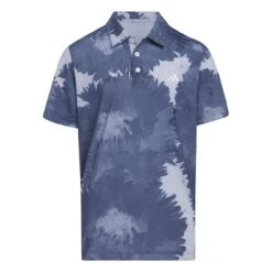 ADIDAS Boys Key Print Short Sleeve Polo
