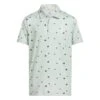 ADIDAS Boy's Print Short Sleeve Polo