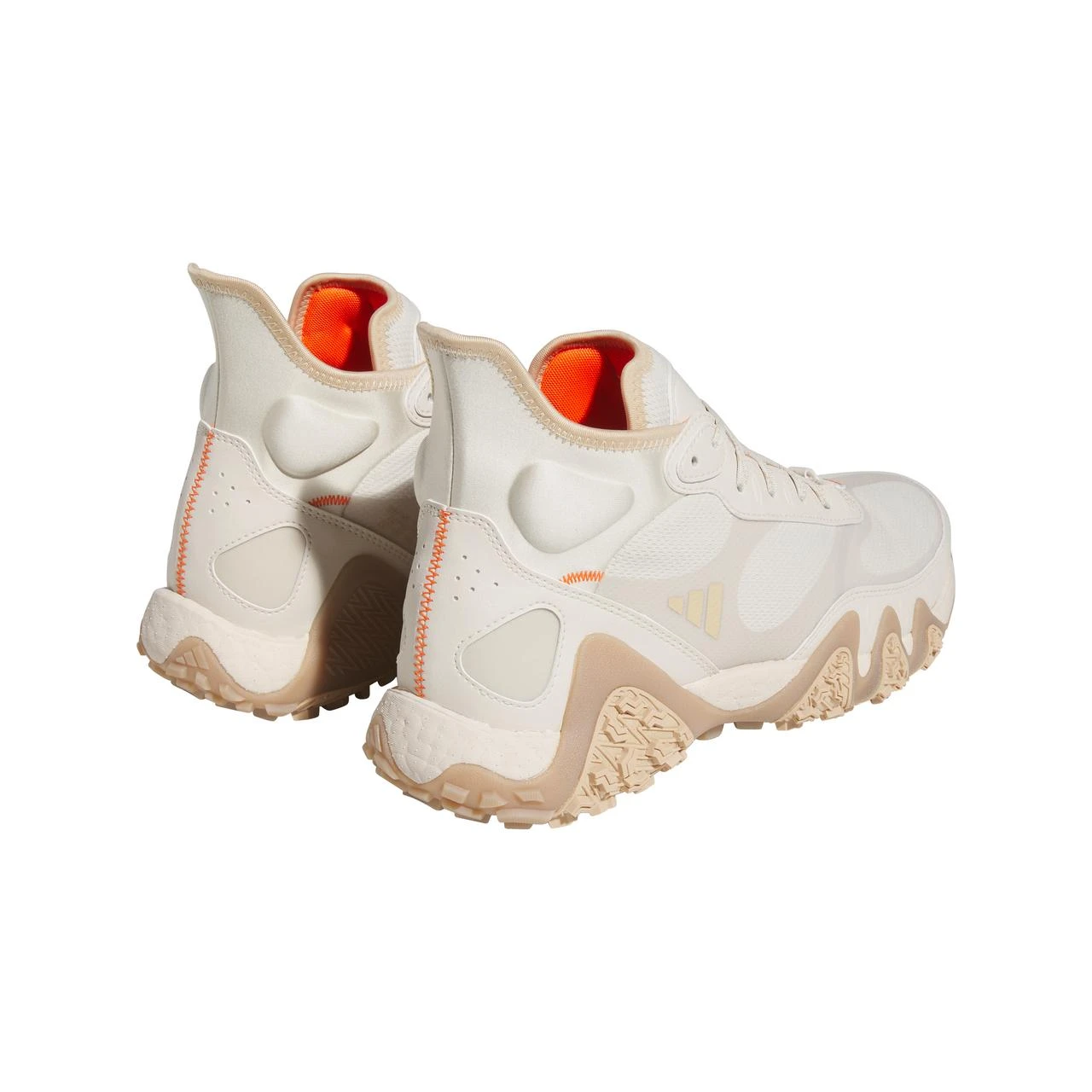 ADIDAS Men's AdiCross HI Spikeless Golf Shoe - White/Brown 4 ADIDAS Men's AdiCross HI Spikeless Golf Shoe - White/Brown - Image 4