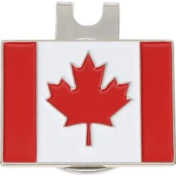 Canadian Flag Ball Marker With Cap Clip
