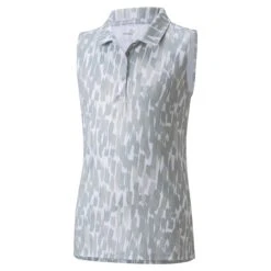 Puma Girls' Cloudspun Three Brush Sleeveless Polo