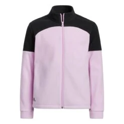 ADIDAS Girl's Colourblock Full Zip Sweater
