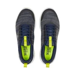 Puma Men's Fusion Pro Spikeless Golf Shoe - Navy/Green -Best Golf Green 9