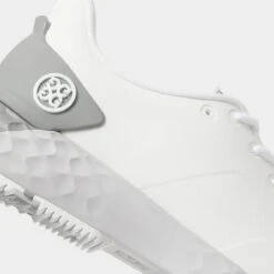 G/FORE Men's MG4+ Spikeless Golf Shoe - White/Grey -Best Golf Grey 14