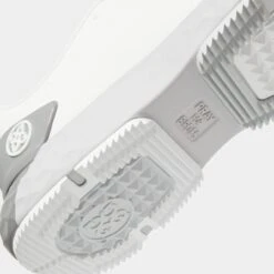G/FORE Men's MG4+ Spikeless Golf Shoe - White/Grey -Best Golf Grey 15