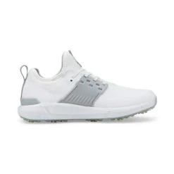 Puma Men's Ignite ARTICULATE Spiked Golf Shoe - White/Grey -Best Golf Grey 18