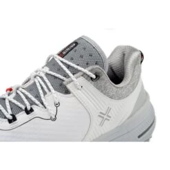 Men's X 001 Spikeless Golf Shoe - White/Grey -Best Golf Grey 33