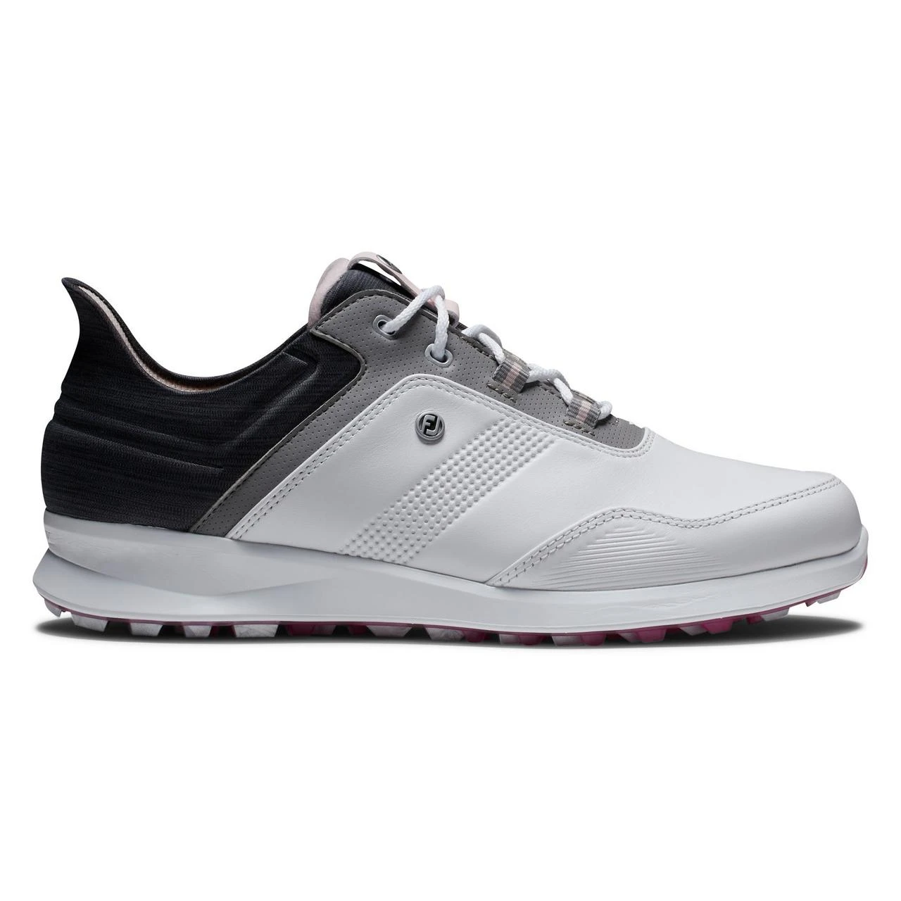 FootJoy Women's Stratos Spikeless Golf Shoe - White/Grey 1 FootJoy Women's Stratos Spikeless Golf Shoe - White/Grey