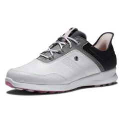 FootJoy Women's Stratos Spikeless Golf Shoe - White/Grey 8 FootJoy Women's Stratos Spikeless Golf Shoe - White/Grey -Best Golf Grey 56