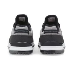 Puma Men's PROADAPT Alphacat Spikeless Golf Shoe- Black/Grey -Best Golf Grey 6