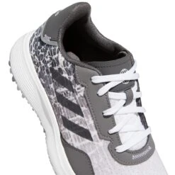 ADIDAS Junior S2G Spikeless Golf Shoe - White/Grey -Best Golf Grey 60