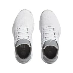 ADIDAS Junior S2G SL Spikeless Golf Shoe - White/Grey 8 ADIDAS Junior S2G SL Spikeless Golf Shoe - White/Grey -Best Golf Grey 63
