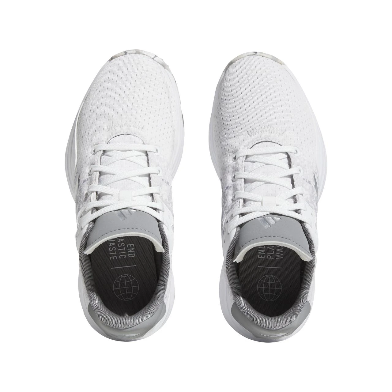 ADIDAS Junior S2G SL Spikeless Golf Shoe - White/Grey 3 ADIDAS Junior S2G SL Spikeless Golf Shoe - White/Grey - Image 3