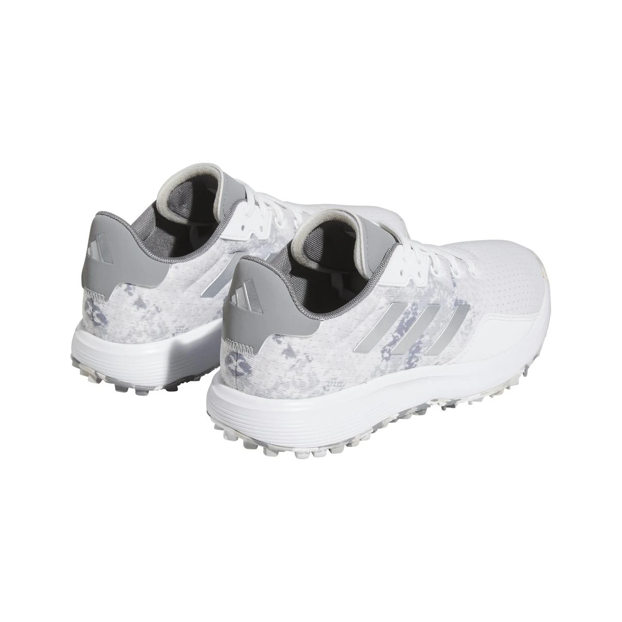 ADIDAS Junior S2G SL Spikeless Golf Shoe - White/Grey 4 ADIDAS Junior S2G SL Spikeless Golf Shoe - White/Grey - Image 4