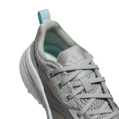 ADIDAS Women's SolarMotion Spikeless Golf Shoe - White/Light Blue -Best Golf Light Blue 6