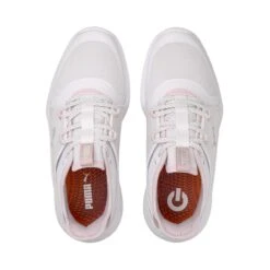Puma Women's Ignite Fasten 8 Spikeless Golf Shoe - White/Light Pink 8 Puma Women's Ignite Fasten 8 Spikeless Golf Shoe - White/Light Pink -Best Golf Light Pink 2