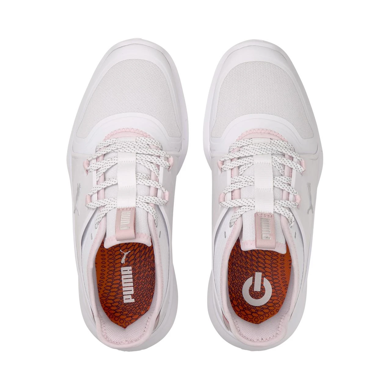 Puma Women's Ignite Fasten 8 Spikeless Golf Shoe - White/Light Pink 3 Puma Women's Ignite Fasten 8 Spikeless Golf Shoe - White/Light Pink - Image 3