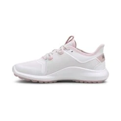 Puma Women's Ignite Fasten 8 Spikeless Golf Shoe - White/Light Pink 11 Puma Women's Ignite Fasten 8 Spikeless Golf Shoe - White/Light Pink -Best Golf Light Pink 5