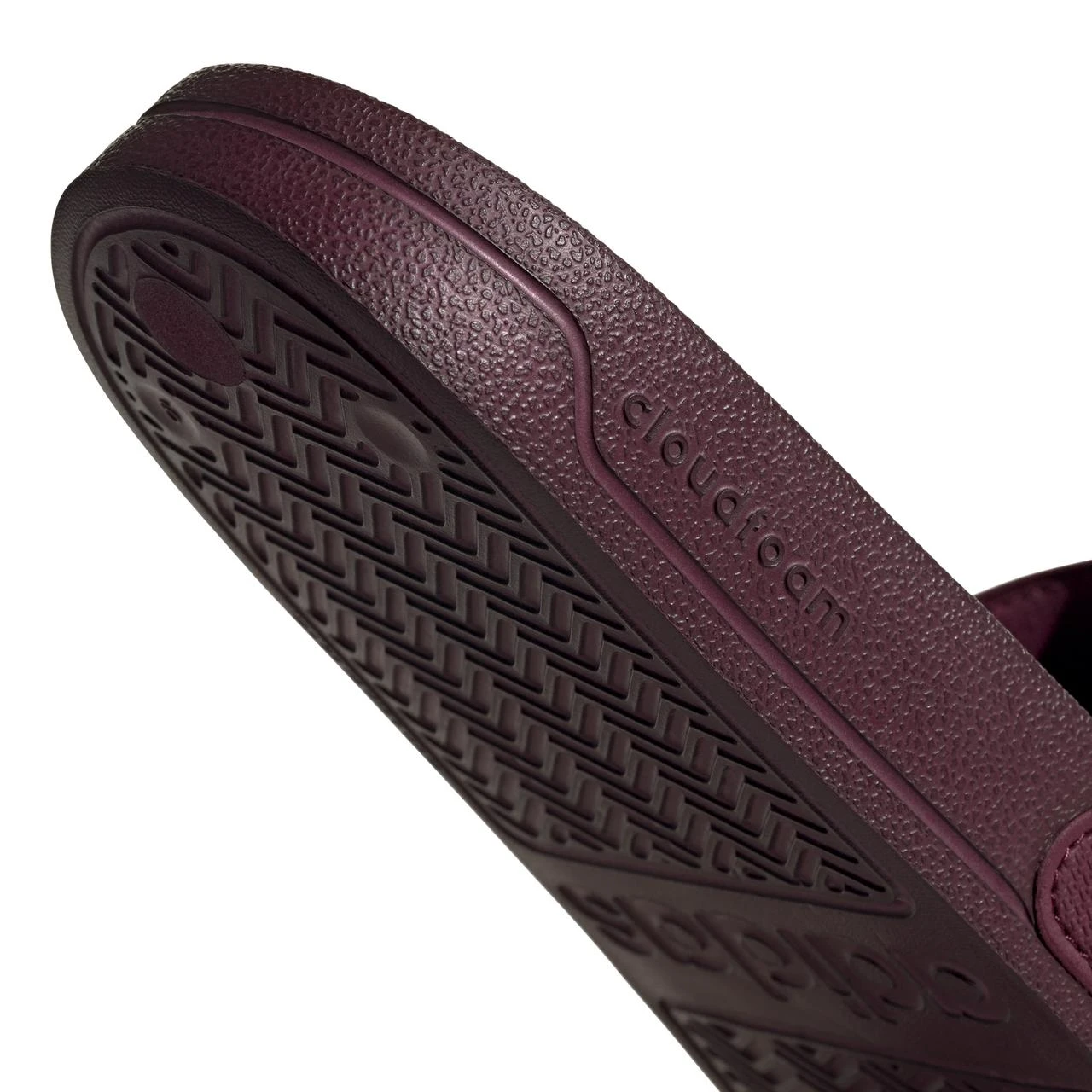 ADIDAS Men's Adilette Slides - Dark Red 9 ADIDAS Men's Adilette Slides - Dark Red - Image 9