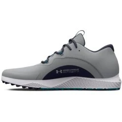 Under Armour Men's Charged Draw 2 SL Spikeless Golf Shoe - Grey -Best Golf Mens Charged Draw 2 SL Spikeless Golf Shoe Grey 3