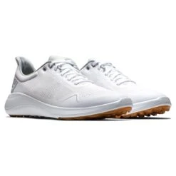 FootJoy Men's Flex Spikeless Golf Shoe - White -Best Golf Mens Flex Spikeless Golf Shoe White 3