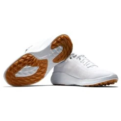 FootJoy Men's Flex Spikeless Golf Shoe - White -Best Golf Mens Flex Spikeless Golf Shoe White 4