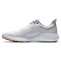 FootJoy Men's Flex Spikeless Golf Shoe - White -Best Golf Mens Flex Spikeless Golf Shoe White 6