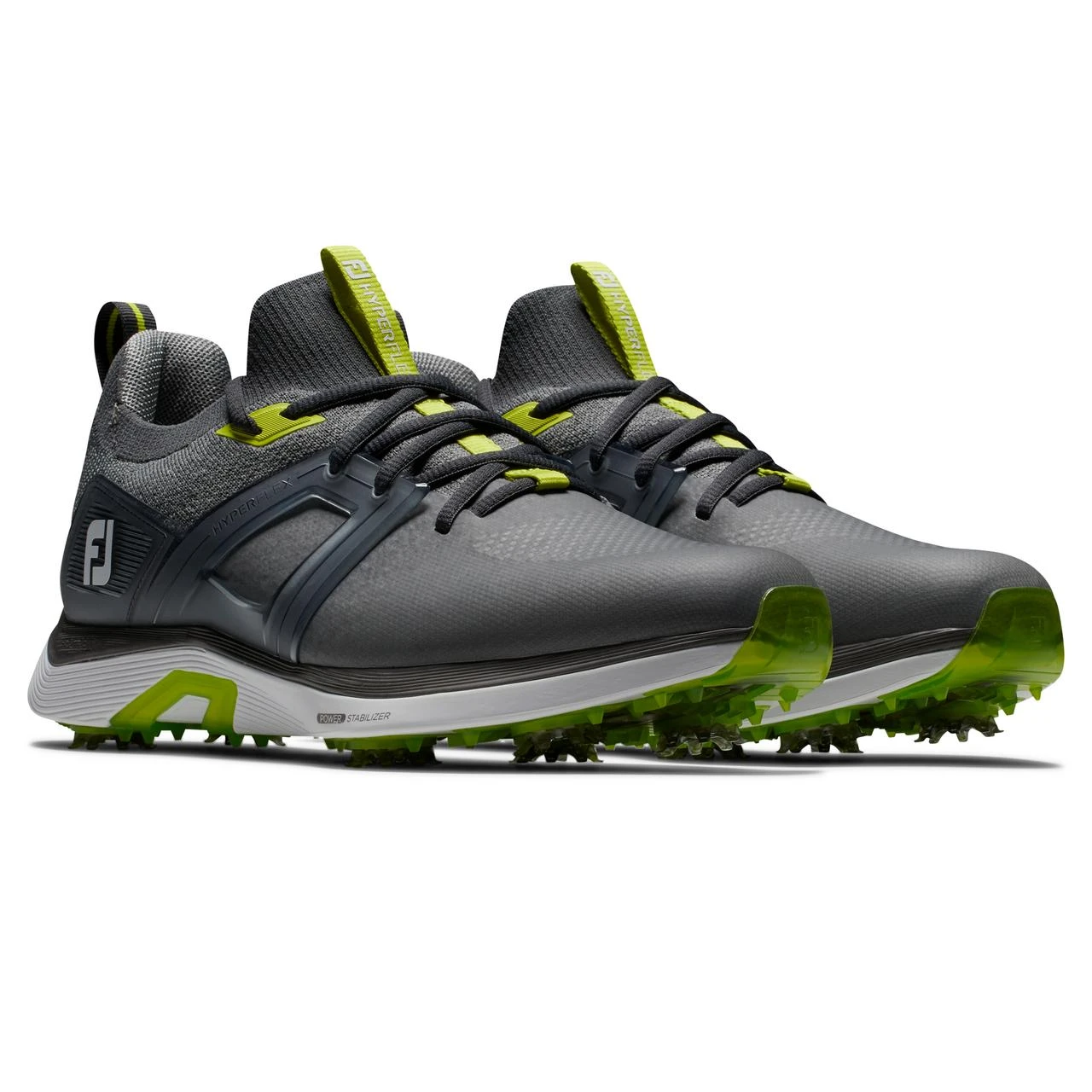 FootJoy Men's Hyperflex Spiked Golf Shoe - Grey 5 FootJoy Men's Hyperflex Spiked Golf Shoe - Grey - Image 5