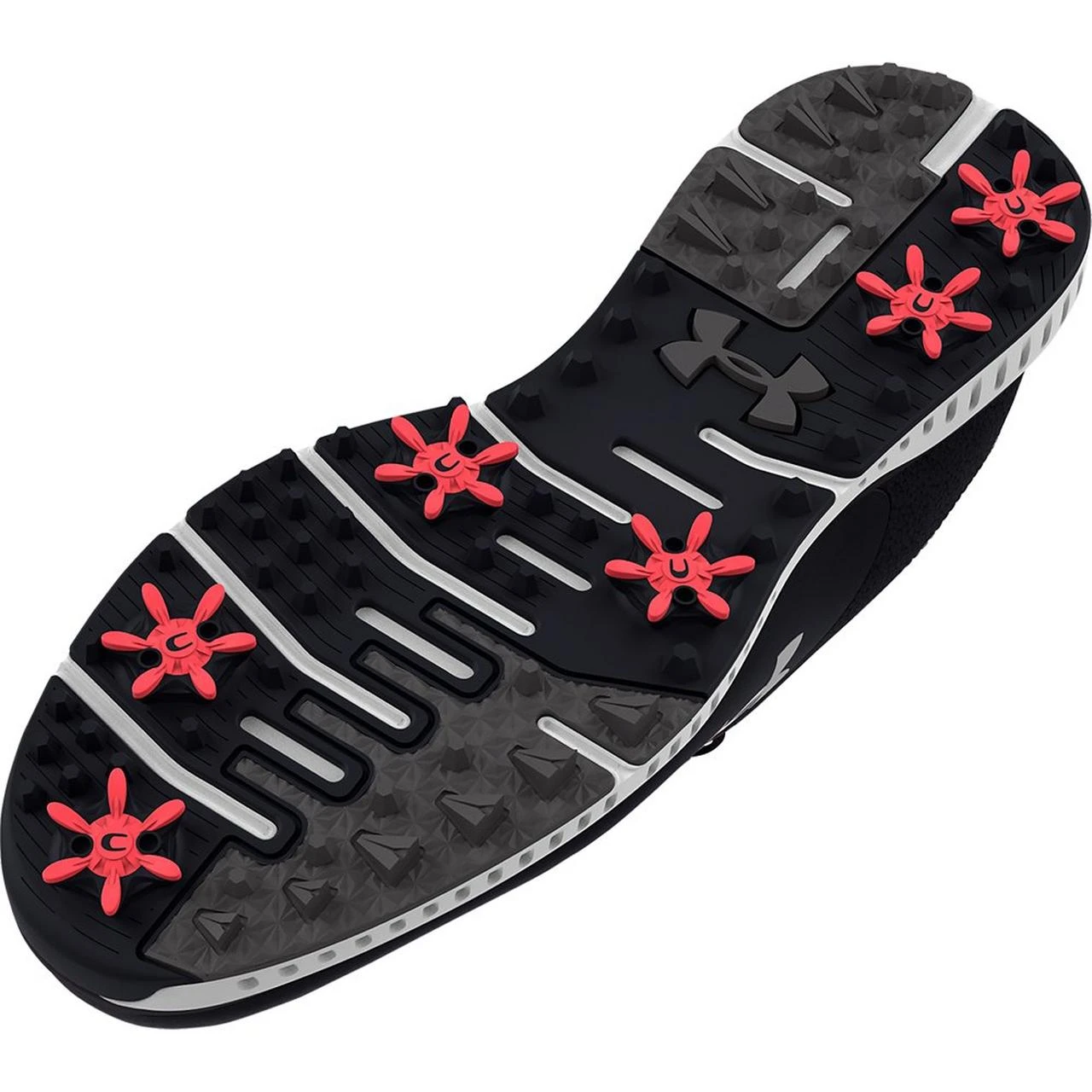 Under Armour Men's Medal RST Spiked Golf Shoe - Black 2 Under Armour Men's Medal RST Spiked Golf Shoe - Black - Image 2