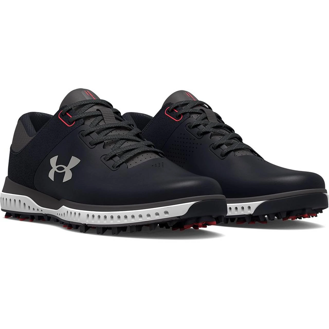 Under Armour Men's Medal RST Spiked Golf Shoe - Black 3 Under Armour Men's Medal RST Spiked Golf Shoe - Black - Image 3