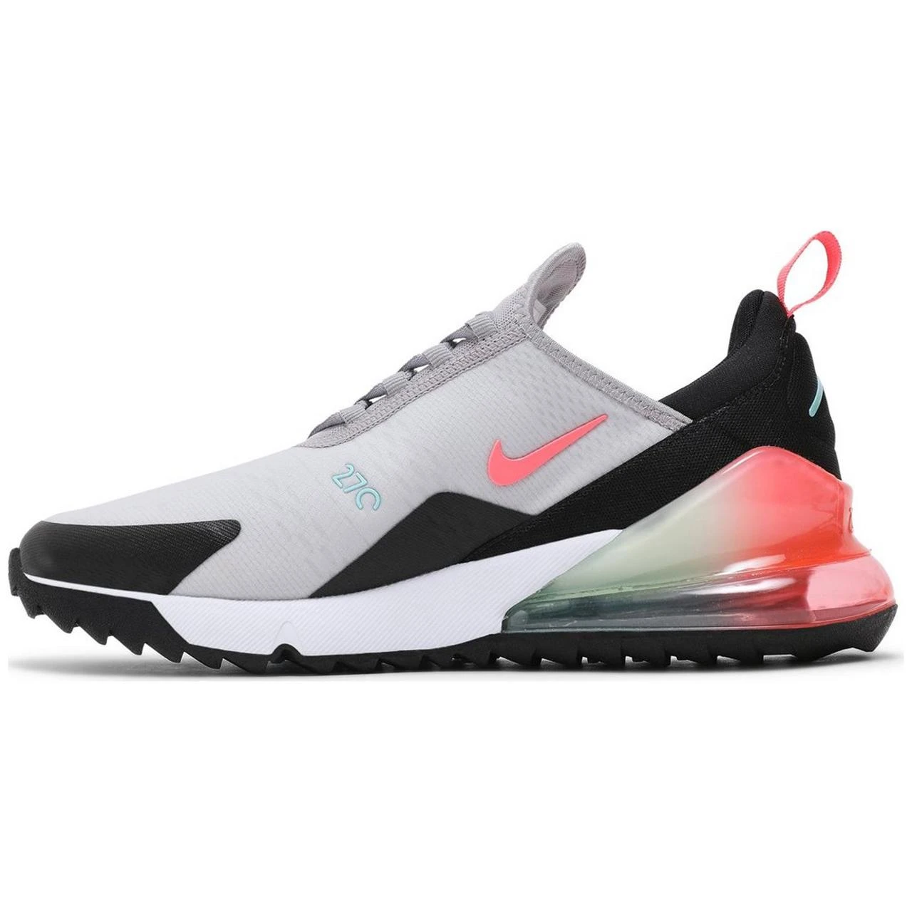 Nike Air Max 270 G Spikeless Golf Shoe - Grey/Black/Multi 3 Nike Air Max 270 G Spikeless Golf Shoe - Grey/Black/Multi - Image 3