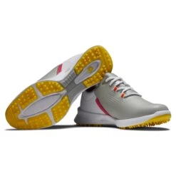 FootJoy Women's Fuel Spikeless Golf Shoe -Grey/Multi -Best Golf Multi 14
