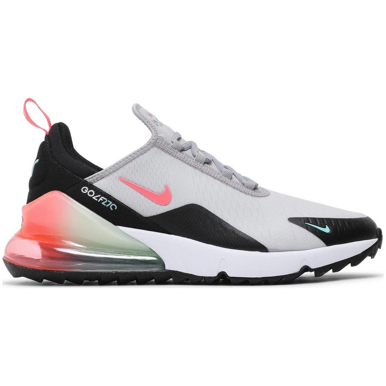Nike Air Max 270 G Spikeless Golf Shoe - Grey/Black/Multi 1 Nike Air Max 270 G Spikeless Golf Shoe - Grey/Black/Multi