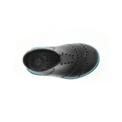 Kids Bright Spikeless Shoe - Black/Neon Blue -Best Golf Neon Blue 3