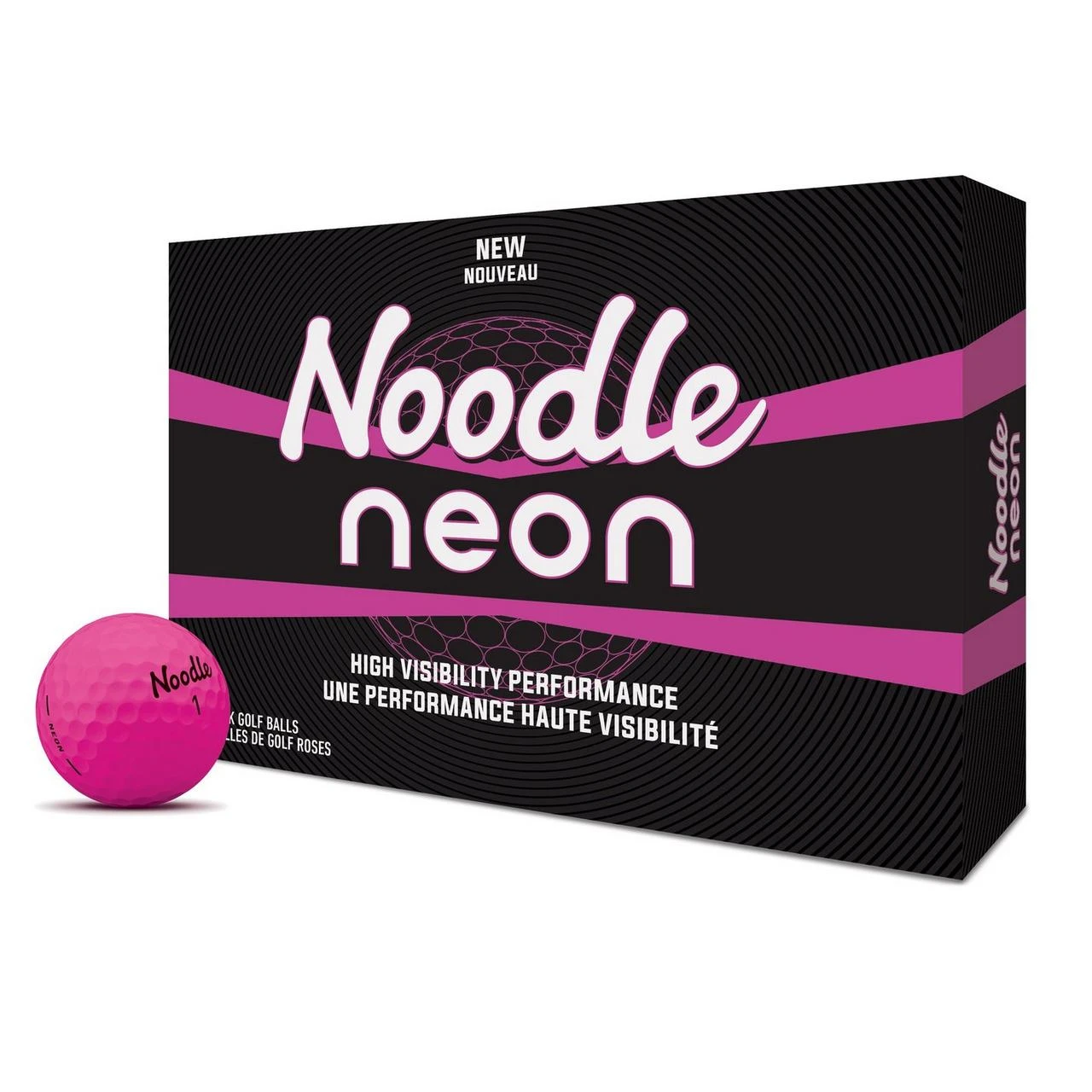 Neon Pink Golf Balls 1 Neon Pink Golf Balls