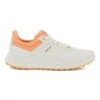 ECCO Women's Core Hybrid Spikeless Golf Shoe - White/Orange