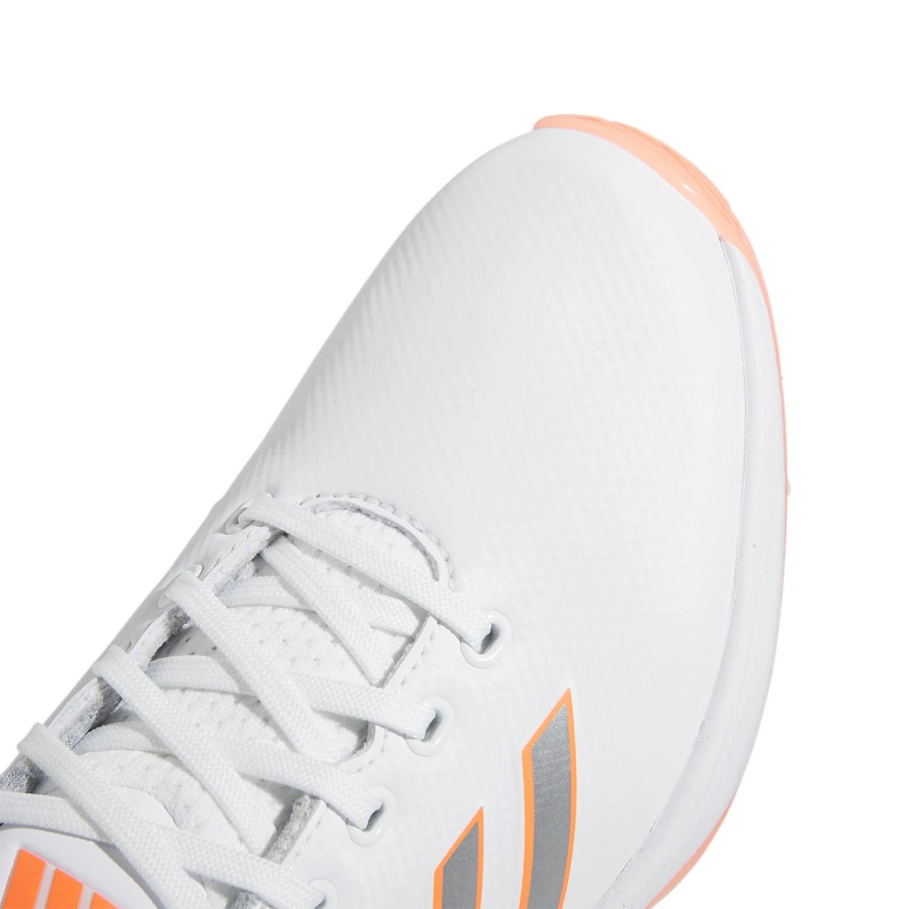 ADIDAS Women's ZG23 Spiked Golf Shoe - White/Peach 5 ADIDAS Women's ZG23 Spiked Golf Shoe - White/Peach - Image 5